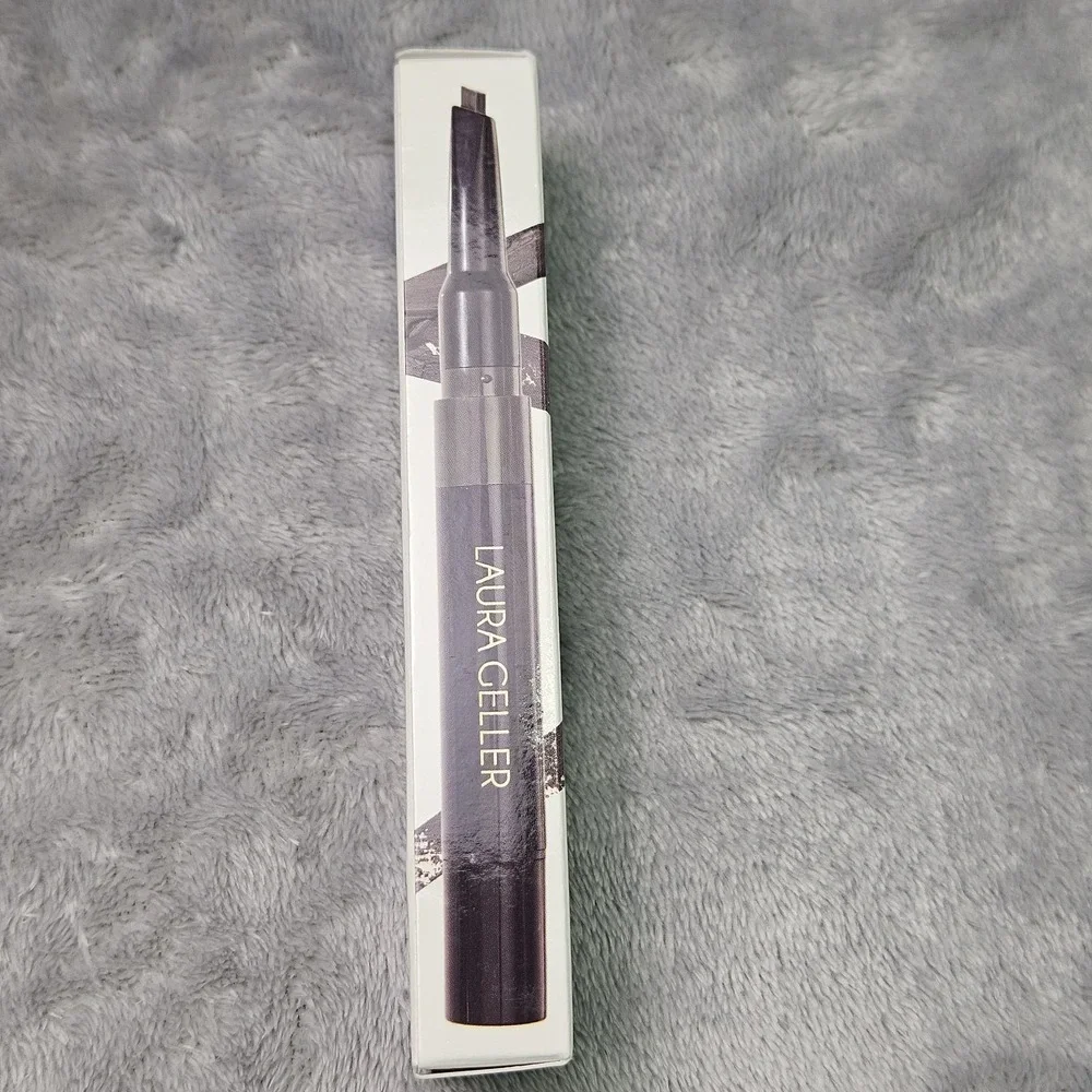 Laura Geller Sculpt N Stay Brow Pencil & Gel SOFT BLACK Waterproof 0043007 NIB